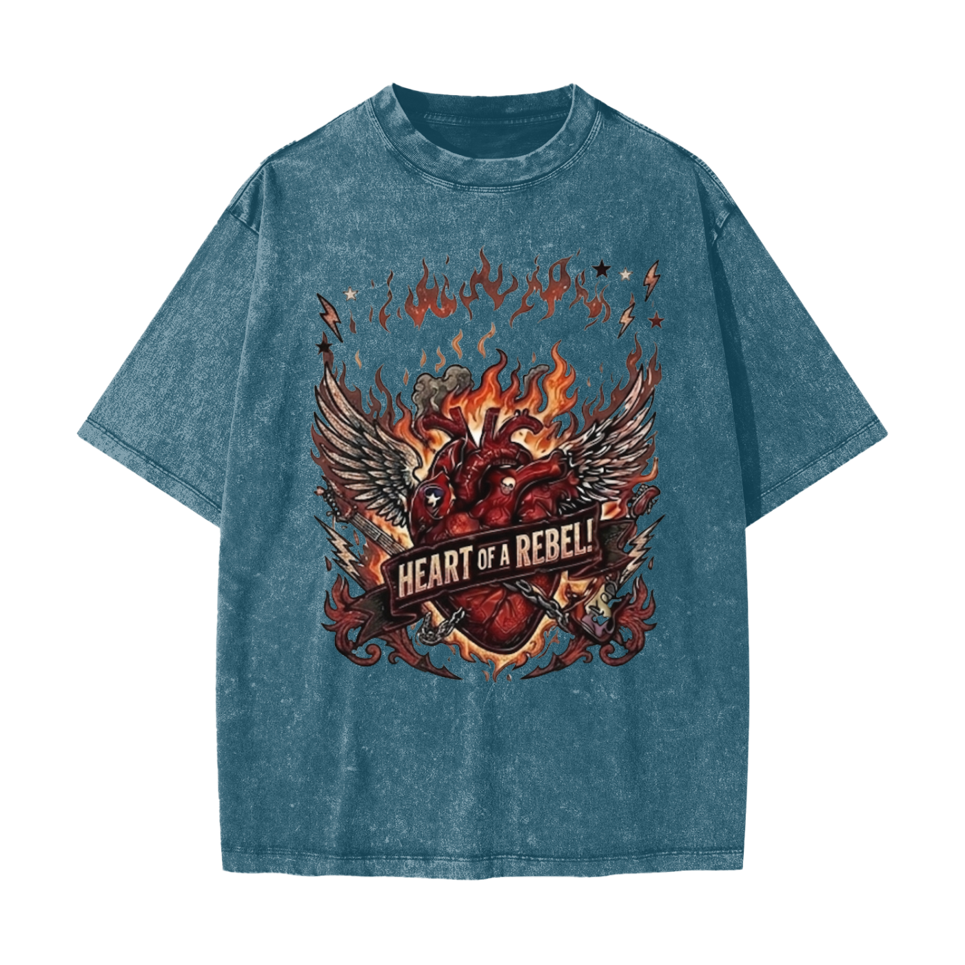Heavyweight Snow Washed T-Shirt