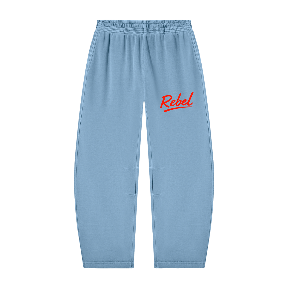 Unisex Vintage Washed Barrel Leg Sweatpants