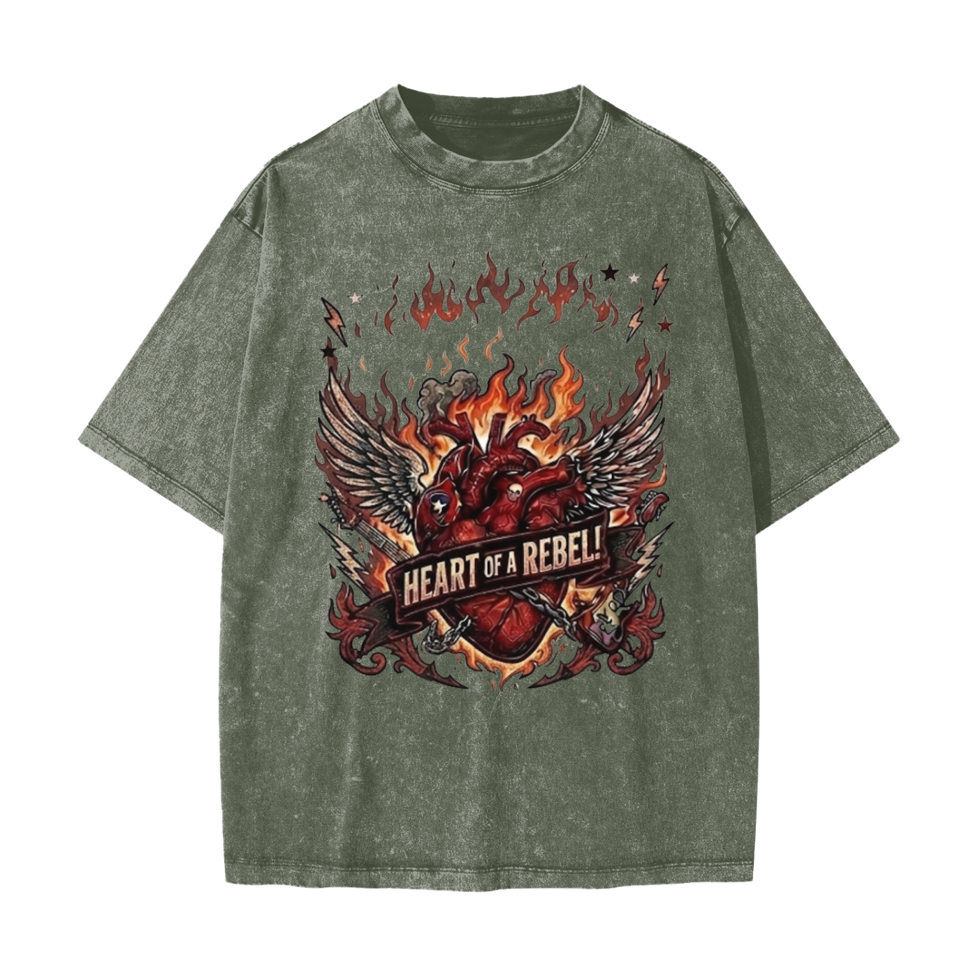 Heavyweight Snow Washed T-Shirt