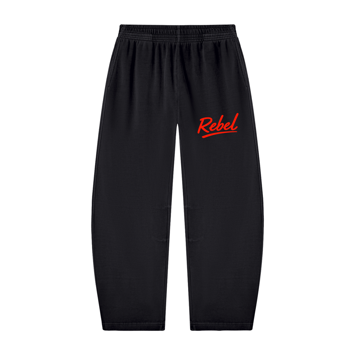 Unisex Vintage Washed Barrel Leg Sweatpants