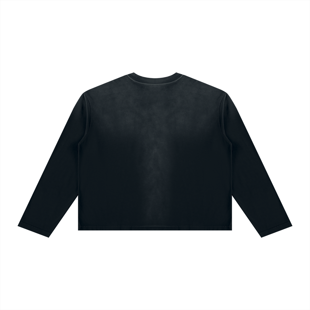 "Catch Me If You Can"Unisex Sunfade Boxy Long Sleeve T-Shirt