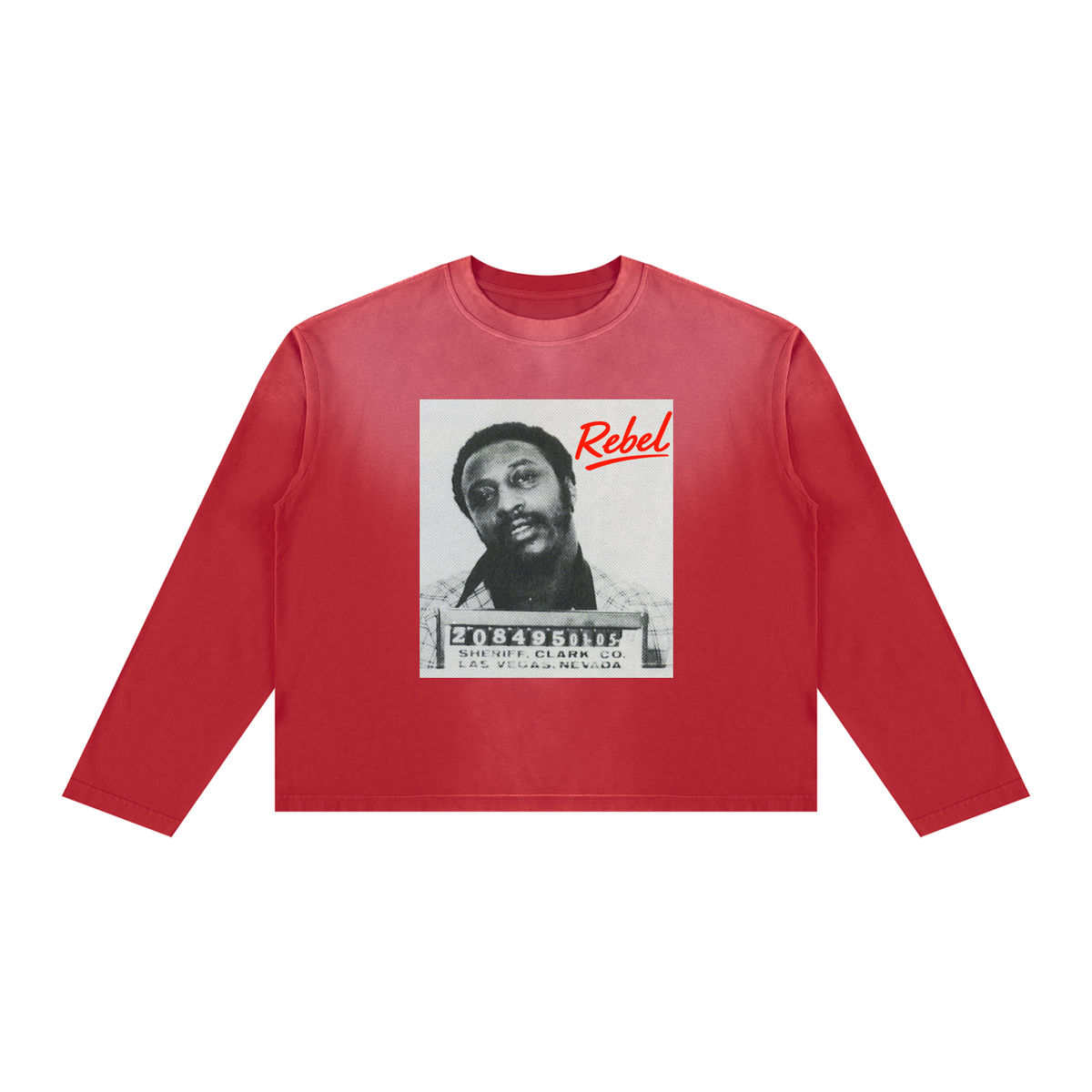Unisex Sunfade Boxy Long Sleeve T-Shirt