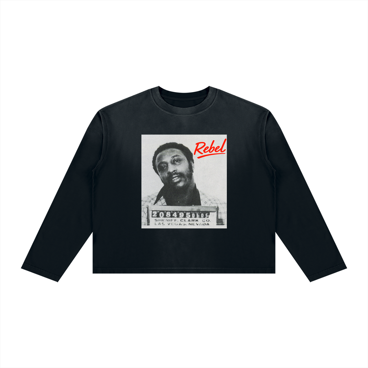 Unisex Sunfade Boxy Long Sleeve T-Shirt