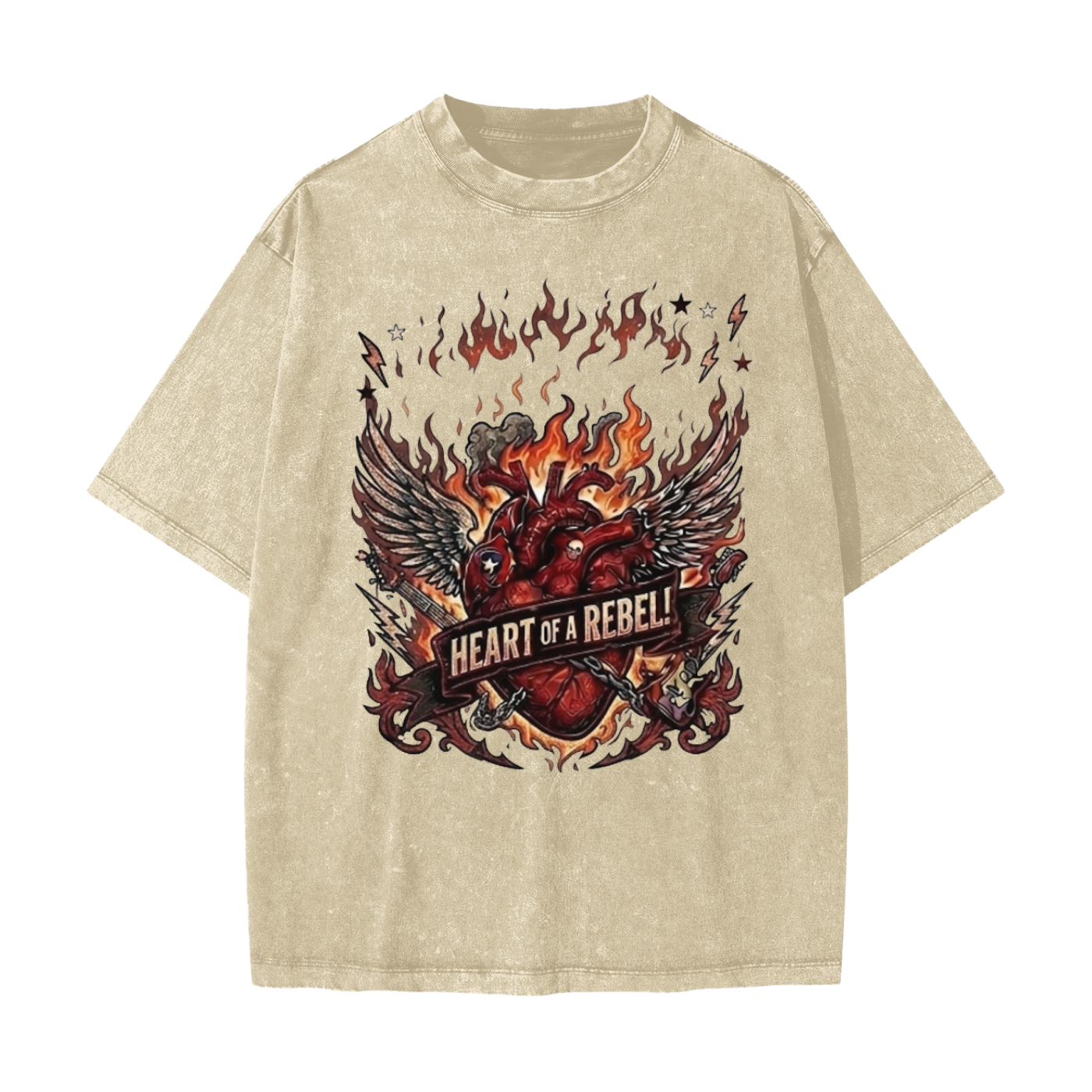 Heavyweight Snow Washed T-Shirt