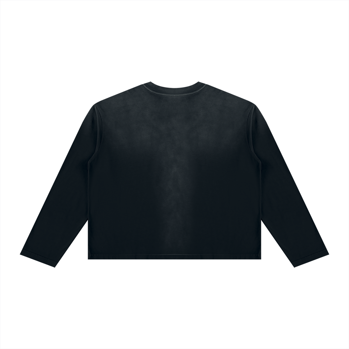 "Catch Me If You Can"Unisex Sunfade Boxy Long Sleeve T-Shirt